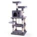 Tucker Murphy Pet™ 58" Middletown Cat Tree Manufactured Wood in Brown | 57.5 H x 24 W x 20 D in | Wayfair 2006F56280D4474E96B5A74D07053365