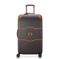 DELSEY Paris Chatelet Air 2.0 Hardside Luggage with Spinner Wheels, Chocolate Brown, Checked-Large 28 Inch, Chatelet Air 2.0 Hardside Luggage with Spinner Wheels