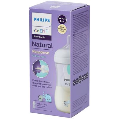 Philips Avent Natural Response Airfree-Ventiel Zuigfles Olifant Scy673/81 1 St Flaschen Image