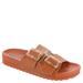 MUK LUKS Grand Cayman 2.0 - Womens 10 Orange Sandal Medium