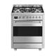 SMEG Symphony C7GPX9 70 cm Dual Fuel Cooker - Stainless Steel, Stainless Steel