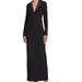 STAUD Women Humboldt Faux Leather Collar Maxi Dress - Black