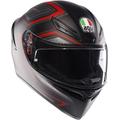 AGV K1-S Sling Helm, schwarz-rot, Größe S