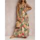 Women's Casual Dress Swing Dress A Line Dress Floral Backless Print Strap Long Dress Maxi Dress Hawaiian Vacation Beach Sleeveless Summer