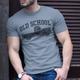 Men's Plus Size Big Tall T shirt Tee Tee Crewneck Black White Navy Blue Short Sleeves Outdoor Going out Print Car Letter Clothing Apparel Cotton Blend Streetwear Stylish Casual