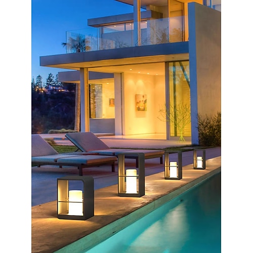 luce da prato moderna e minimalista luce da giardino esterna impermeabile villa da giardino luce da giardino a LED da giardino club 110-240v