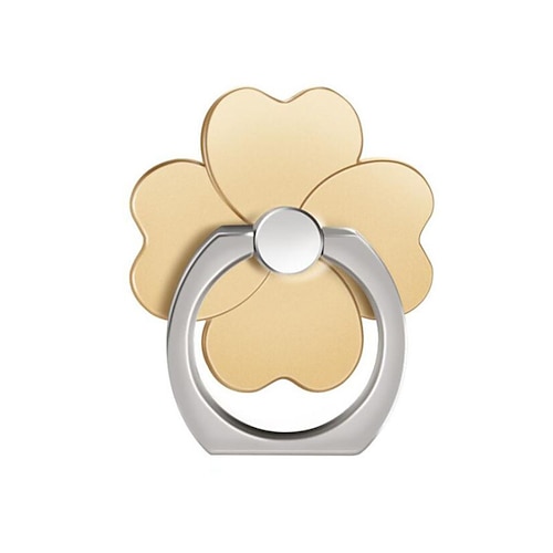 2 staffe per telefono con fiore a quattro foglie supporto per anello per dito supporto per impugnatura per tablet da scrivania per tutti i supporti per telefono con impugnatura ad anello per