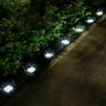 Luci Solari Da Terra 8 Led Luci Da Giardino Luci A Disco Per Patio Illuminazione Interrata Per Esterni Per Esterni