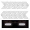 10 pz/set auto colori assortiti adesivo autoadesivo riflettente freccia segno nastro