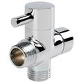 Valvola deviatrice in ottone separatore d'acqua a 3 vie adattatore a T per doccia soffione doccia regolabile valvola deviatrice accessori per il bagno