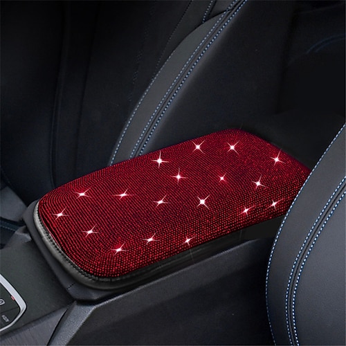 bling bling copertura del bracciolo dell'auto lustro cristallo copertura della console centrale dell'auto protezione universale per braccioli per auto imbottiture per cuscini accessori per