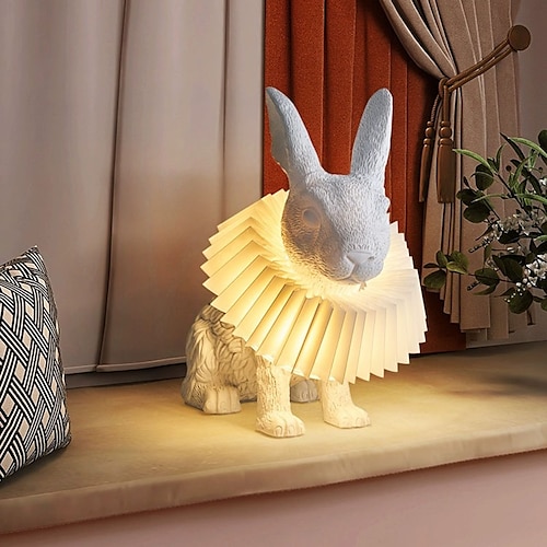lampada da tavolo luce coniglio, luce notturna a led comodino lampada da tavolo per cartoni animati coniglio miffy regalo simpatico regalo decorativo può essere utilizzato come luce notturna 110-240v