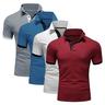 Per uomo POLO Camicia da golf Golf Informale Sport Bavero Manica corta Di tendenza Essenziale Color Block Collage 4 pezzi Estate Standard RossoBiancoBluArancione Blu cieloBluGrigioNero NeroBlu