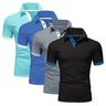 Per uomo POLO Camicia da golf Golf Informale Sport Bavero Manica corta Di tendenza Essenziale Color Block Collage 4 pezzi Estate Standard RossoBiancoBluArancione Blu cieloBluGrigioNero NeroBlu