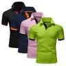 Per uomo POLO Camicia da golf Golf Informale Sport Bavero Manica corta Di tendenza Essenziale Color Block Collage 4 pezzi Estate Standard RossoBiancoBluArancione Blu cieloBluGrigioNero NeroBlu