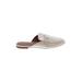 Coach Mule/Clog: Ivory Solid Shoes - Women's Size 9 1/2 - Almond Toe