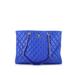 Chanel Leather Tote Bag: Blue Bags