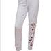 Disney Pants & Jumpsuits | Minnie Mouse Leg Logo Ladies Grey Sweatpants | Color: Gray/Pink | Size: Various