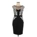 Little Mistress Casual Dress - Sheath: Black Dresses - New - Women's Size 8