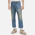 340 Distressed Denim Straight-leg Jeans - Blue - HUGO Jeans