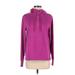 Athleta Pullover Hoodie: Purple Solid Tops - Women's Size Small