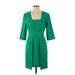 Black Halo Casual Dress - Sheath: Green Dresses - Women's Size 6