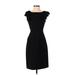 J.Crew Casual Dress - Party: Black Print Dresses - Women's Size 00