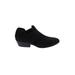 Eileen Fisher Ankle Boots: Slip-on Chunky Heel Casual Black Solid Shoes - Women's Size 10 - Almond Toe