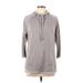 G.H. Bass & Co. Pullover Hoodie: Gray Tops - Women's Size Large