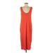 H&M Casual Dress - Midi: Orange Dresses - Women's Size Medium