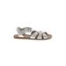 Salt Water Sandals: Gray Print Shoes - Women's Size 6 - Open Toe