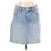 Old Navy Denim Skirt: Blue Print Bottoms - Women's Size 0