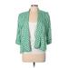 Alberto Makali Jacket: Green Checkered/Gingham Jackets & Outerwear - Women's Size Large