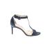 Ann Taylor Heels: Blue Shoes - Women's Size 8 - Open Toe