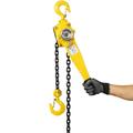 Living Pavilion Lever Chain Hoist 3/4 Ton 1650LBS Capacity 10 FT Chain Come Along with Heavy Duty Hooks Ratchet Lever Chain Block Hoist Lift Puller