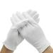 Midewhik Nitrile Gloves Gardening Gloves Rubber Gloves Cleaning Gloves White Cotton Gloves 6 Pairs Cotton Gloves Breathable Work Jewelry Inspection Etiquette Gloves Protector Xl