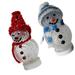 2 PCS Nightlight Jellyfish Lamps Bedside Table Glowing Snowman Desktop Ornaments Christmas