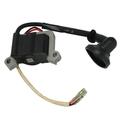 Lawn Mower Ignition Coil Plastic Case Manganese Steel Silicone Ignition Coil Fit for 43CC 52CC CG430 CG520