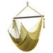 Caribbean Hammock Chair with Footrest - 40 inch - Soft-Spun Polyester - (Olive)