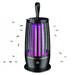 Electric Mosquito Zapper Portable Camp Mosquito Killer Rechargeable Indoor Bug Zapper Outdoor - black