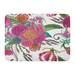 GODPOK Carnations Watercolor Tropical Pattern Exotic Flowers Plants Palm Deliciosa Leaves Forest Rug Doormat Bath Mat 23.6x15.7 inch