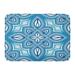 GODPOK Scarf Blue Medallion of in Oriental Style Floral Motifs Colorful Geometric Abstract Rug Doormat Bath Mat 23.6x15.7 inch