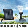 Deagia Garden Tools Set Clearance Solar Water Pump Kit Solar Powered Water Pump with 7 Nozzles Diy Water Feature Outdoor Pump for Bird Bath Garden and Fish Tank 2024 Spring