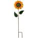 Stainless Steel Sunflower Windmill Garden Art Decoration Birthday Gifts for Women Floral Yard Garden Windmill Outdoor Metal Wind Spinners with Vane Lawn Yard Art Garden Decor