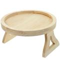 Sofa Arm Tray Table Couch Arm Table Multi-function Wooden Sofa Tray Snacks Tray