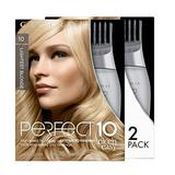 Clairol Nice n Easy Perfect 10 Permanent Hair Dye 10 Lightest Blonde Hair Color Pack of 2