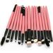 LIANGP Body Care Products 15pcs/set Makeup Brush Set tools Make-up Toiletry Kit Wool Make Up Brush Set Cleaning Products