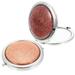 2 Pcs Metal Vanity Mirror Travel Foldable Daily Use Compact Hand Female Accessory Mirrors Miss