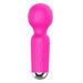 Adult Toys Mini Manual Waterproof Back Massagers Rechargeable Cordless Hand Wand Massager for Neck Shoulder Back Foot Muscle Body Massage Sport Recovery Rose Red