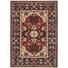 Sphinx Lilihan Area Rug 2062R Traditional Red Blocks Rings 9 10 x 12 10 Rectangle